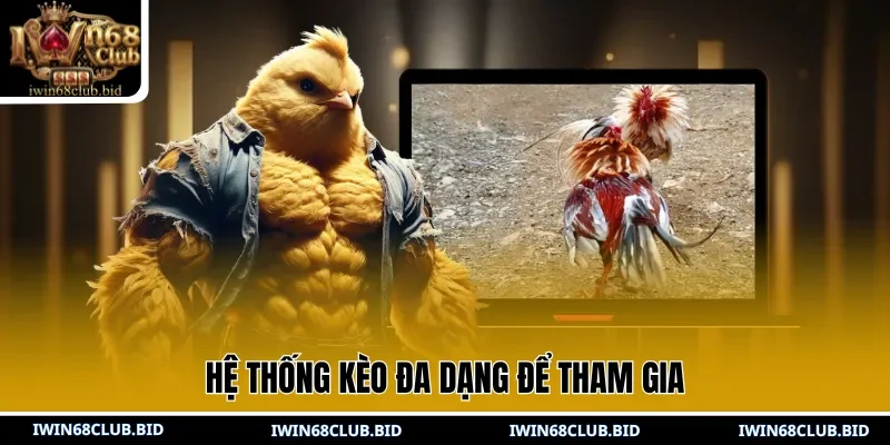 Hệ thống kèo đa dạng để tham gia